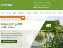 Tablet Screenshot of camping-helbach.de